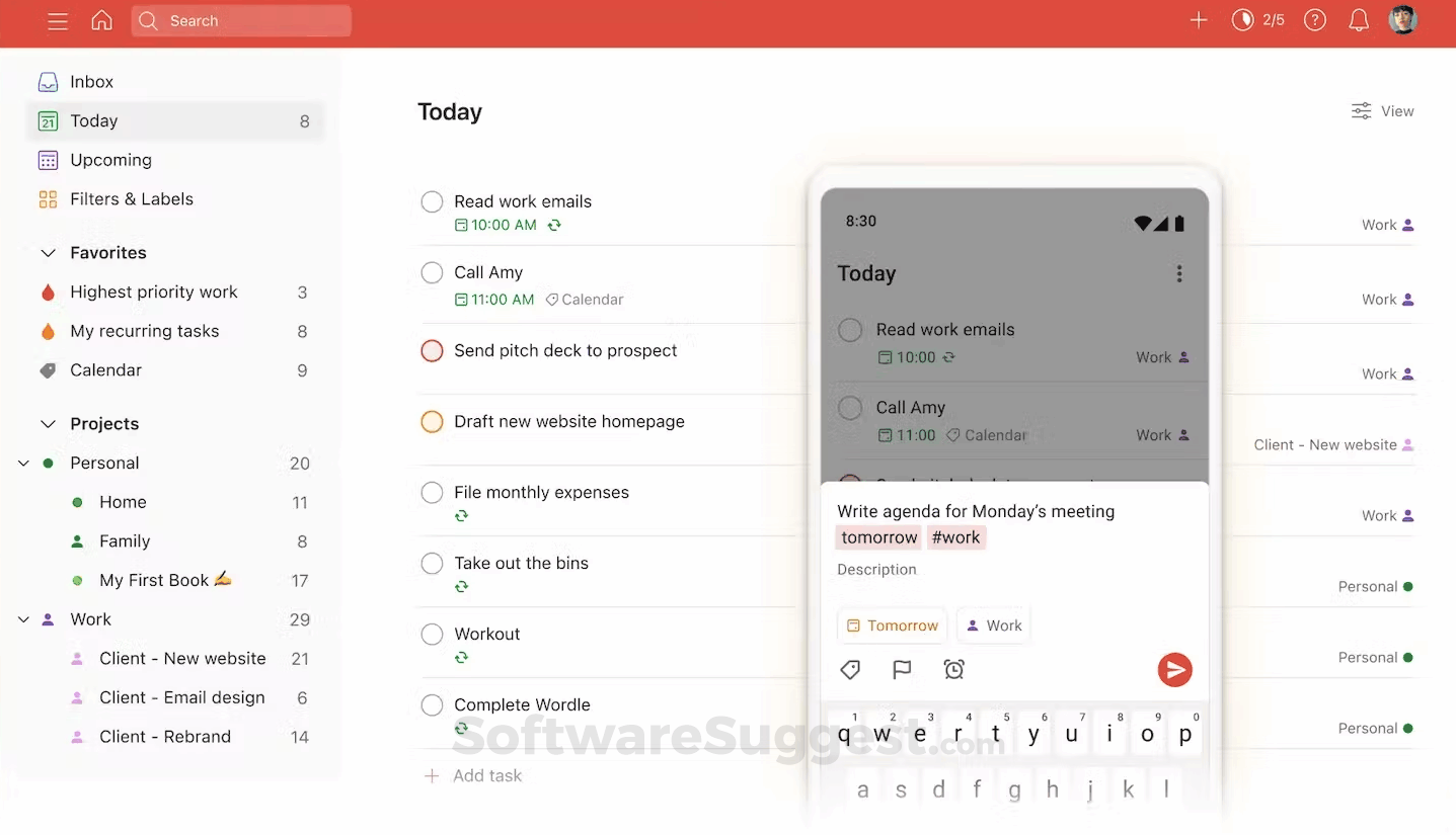 Todoist vs Apps4.Pro Planner Manager Comparison in 2023